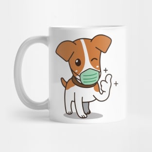 Dog Face Mask Covid 19 Coronavirus Mug